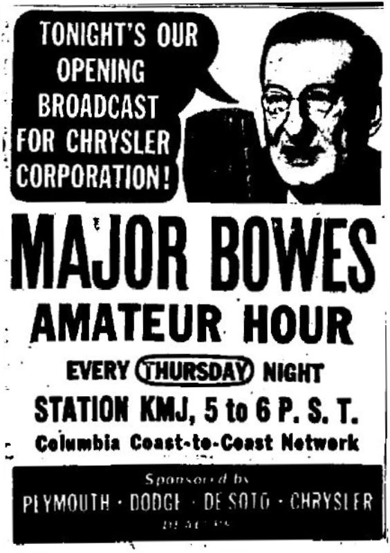 Major Bowes